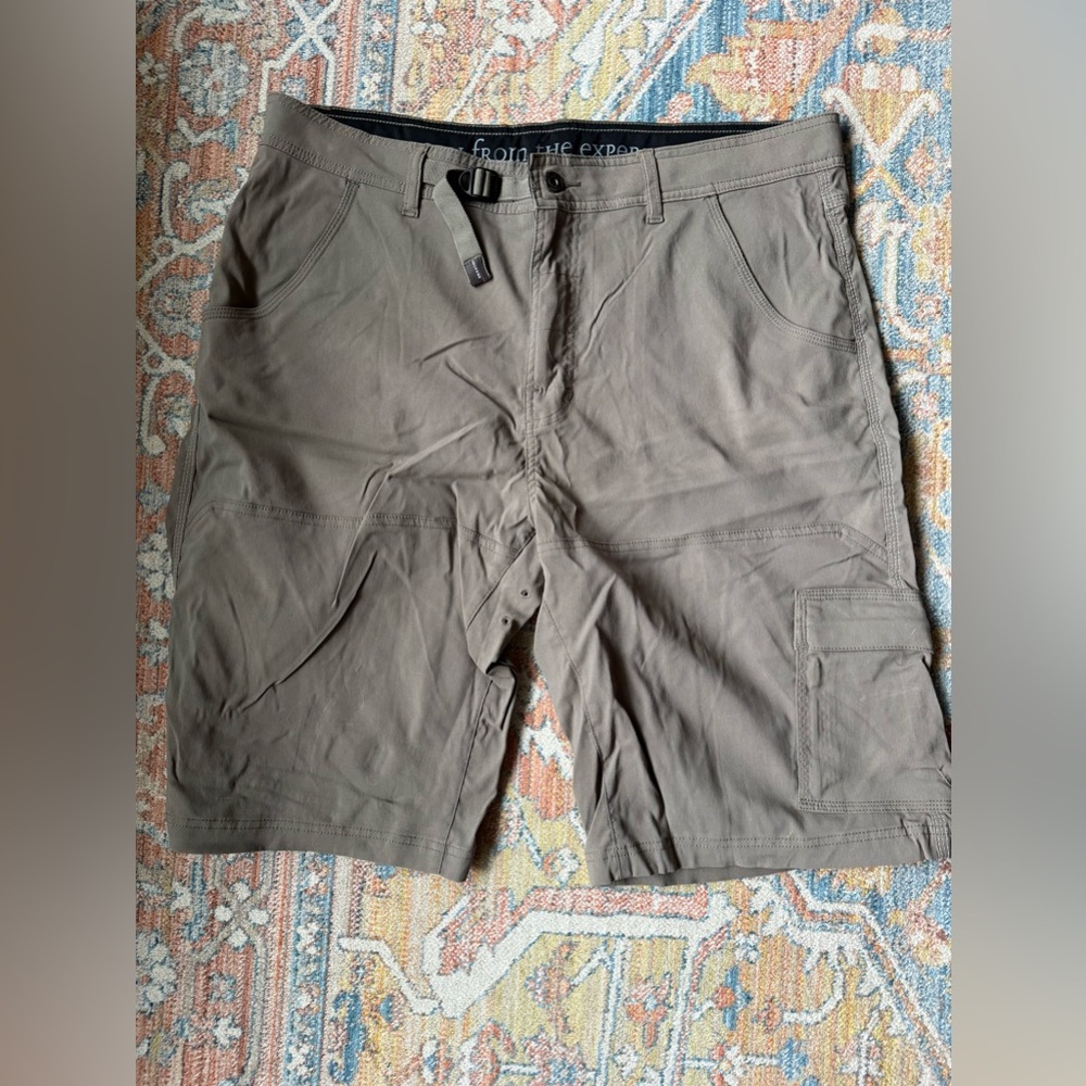 Prana Men's Khaki Cargo Shorts